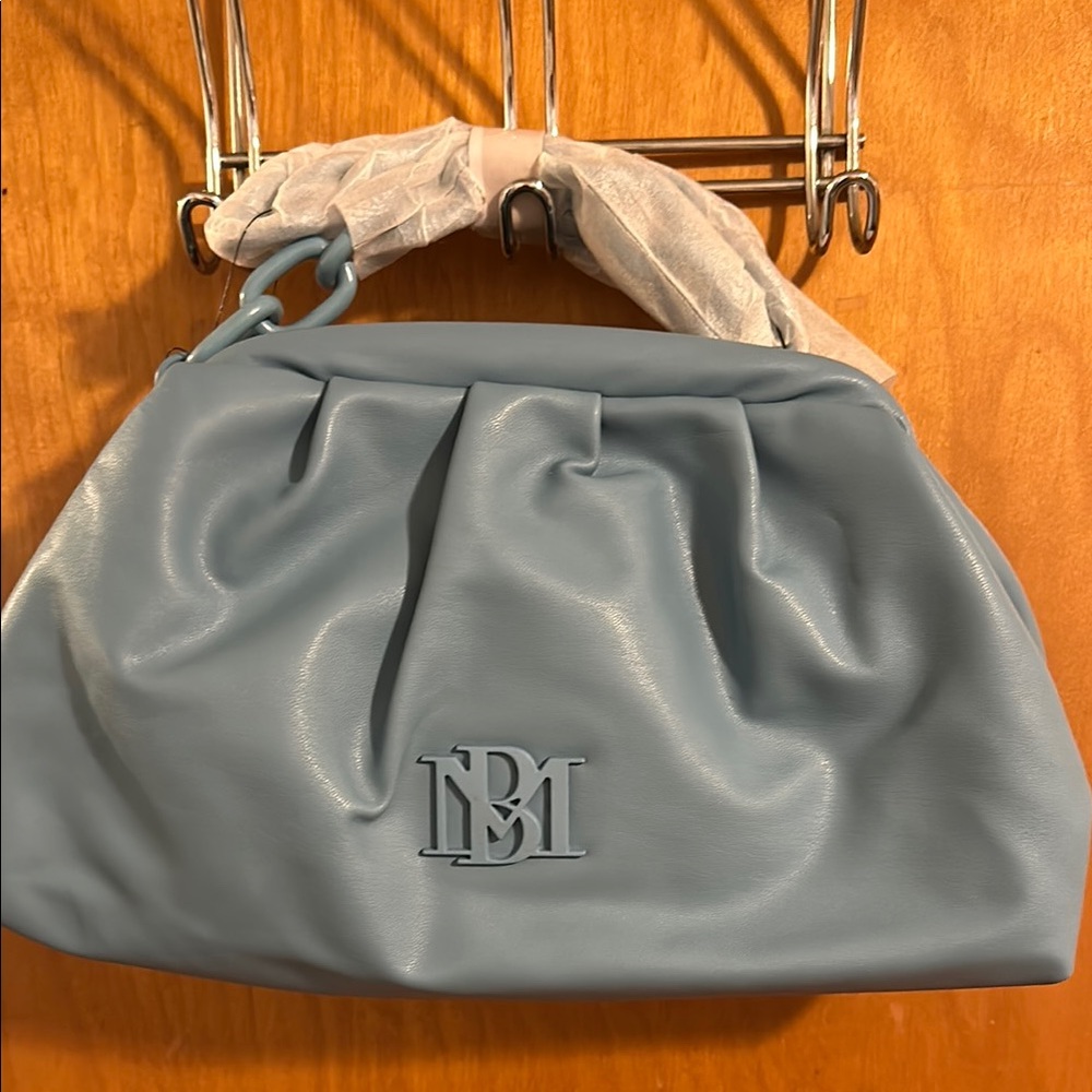 Badgley Mischka NWT Pouch Shoulder Bag With Scarf - Picture 3 of 15